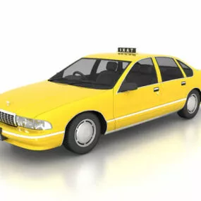 Car Chevrolet Caprice Nyc Taxi 3d model