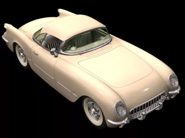 Chevrolet Corvette 2-door Coupe 3d model Chevrolet Corvette 2-door Coupe 3d model