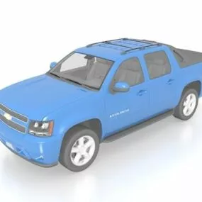 Car Chevrolet Avalanche Pickup Truck 3d model