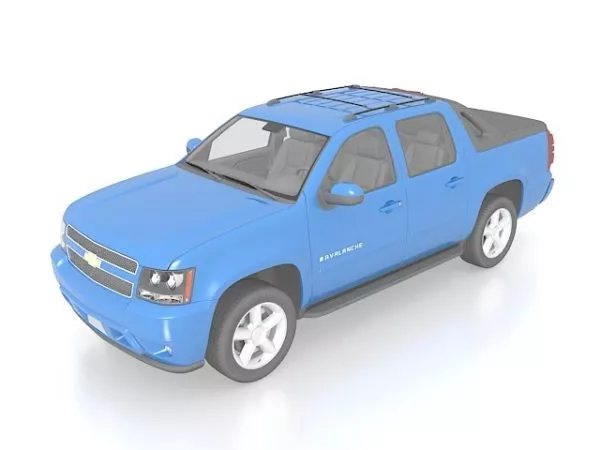 Car Chevrolet Avalanche Pickup Truck 3d model Car Chevrolet Avalanche Pickup Truck 3d model