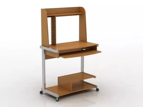 Children Computer Desk Furniture 3d model Children Computer Desk Furniture 3d model