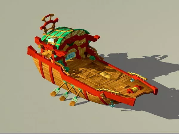 Two Sailing Boat 3d model