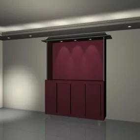 Chinese Buddhist Household Shrine 3d model