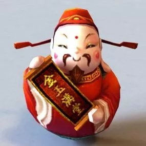 Chinese Caishen 3d model