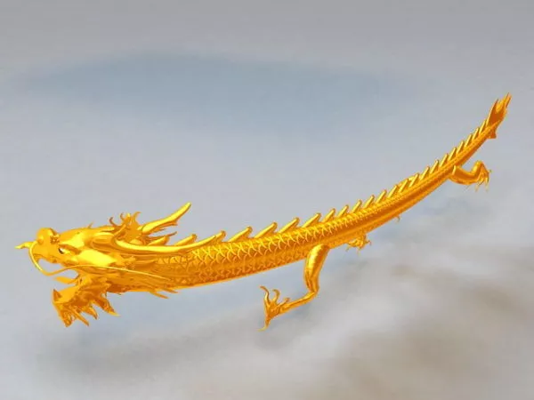 Chinese Dragon Animation 3d model Chinese Dragon Animation 3d model