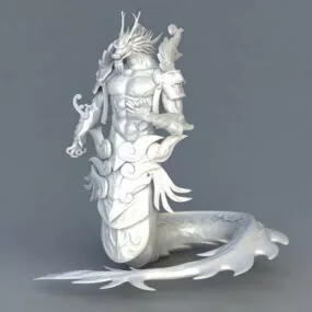 Chinese Dragon King 3d model