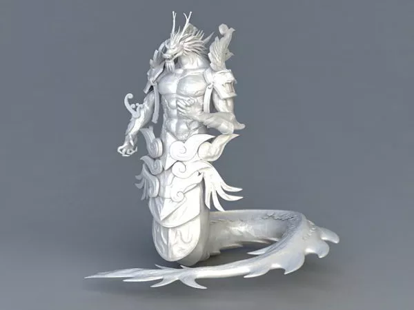 Chinese Dragon King 3d model Chinese Dragon King 3d model