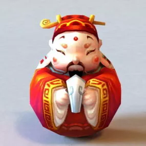 Chinese Fortune God 3d model