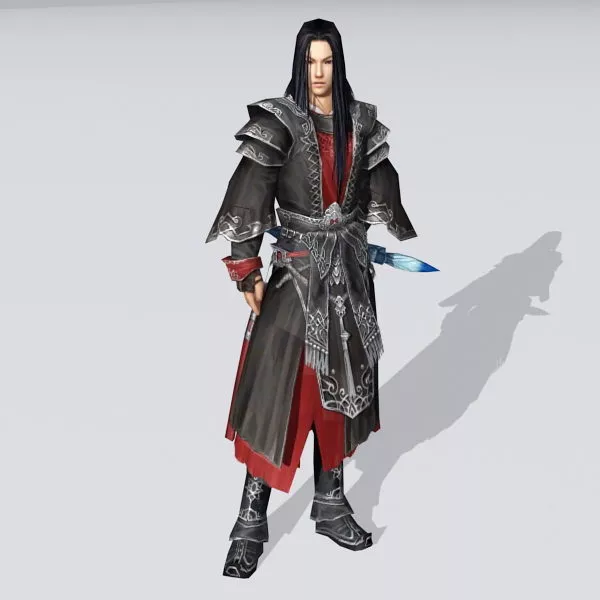 Chinese Kung Fu Martial Artist 3d model Chinese Kung Fu Martial Artist 3d model