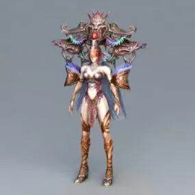 Chinese Mythology Goddess 3d model