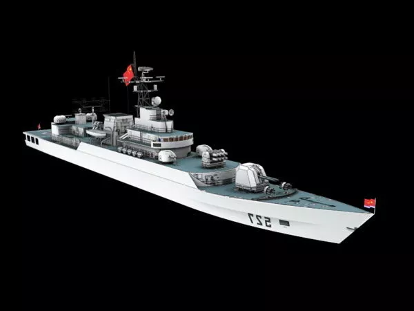 Battleship Tcg Heybeliada 3d model
