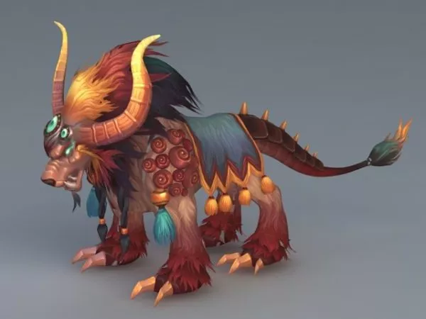 Cerberus Legendary Creature 3d model