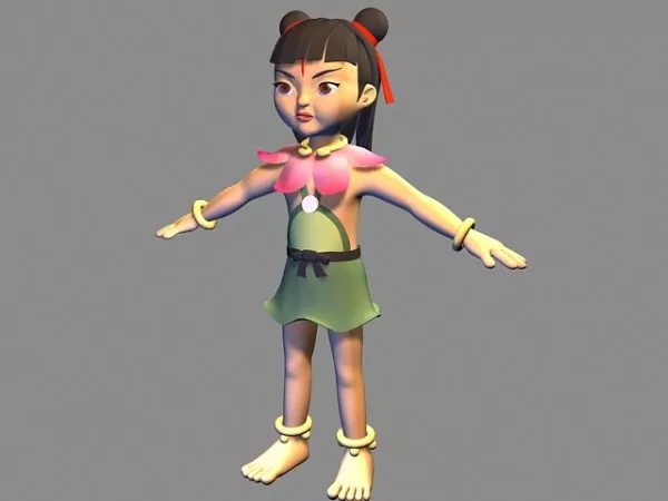 Chinese Nezha Deity 3d model Chinese Nezha Deity 3d model