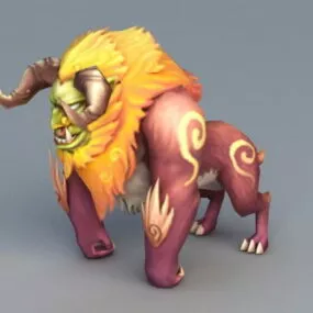 Chinese Nian Monster 3d model