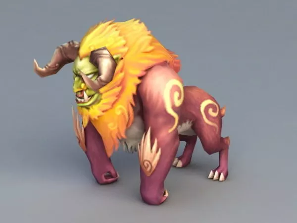 Chinese Nian Monster 3d model Chinese Nian Monster 3d model