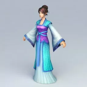Chinese Noble Lady 3d model