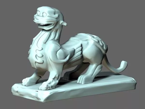 Chinese Pixiu Statues 3d model Chinese Pixiu Statues 3d model