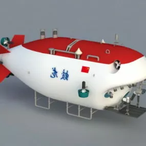 Chinese Submersible Jiaolong 3d model