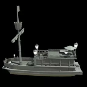 Chinese Treasure Ship 3d model