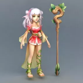 Chinese Witch 3d model
