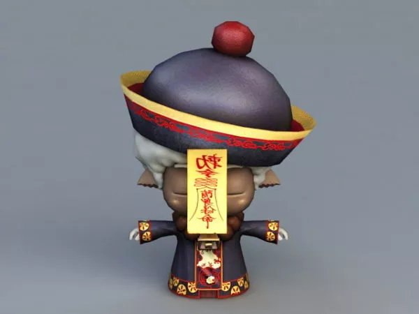 Chinese Zombie Monster Rigged & Animated 3d model Chinese Zombie Monster Rigged & Animated 3d model