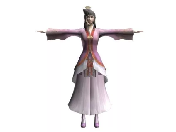 Chinese Ancient Girl Character 3d model Chinese Ancient Girl Character 3d model