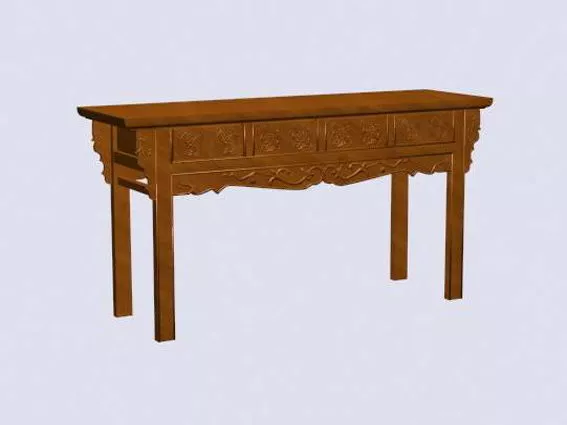Chinese Classic Antique Altar Table 3d model Chinese Classic Antique Altar Table 3d model
