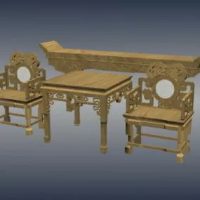 Chinese Ancient Furniture Set 3d model