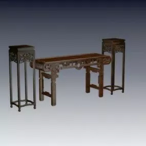 Chinese Classic Furniture Sets 3d model