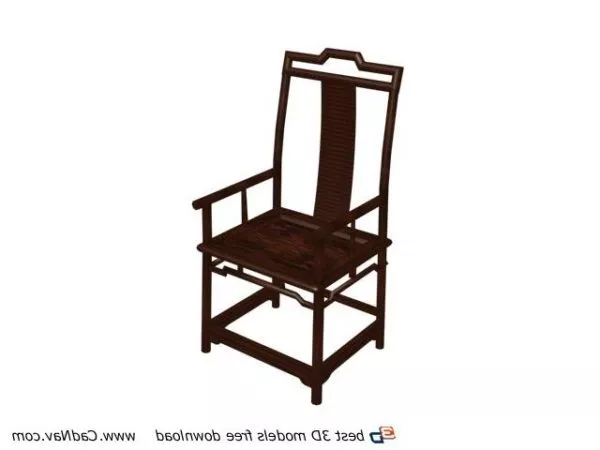 Chinese Antique Style Wooden Chair 3d model Chinese Antique Style Wooden Chair 3d model