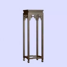 Chinese Antique Flower Rack 3d model