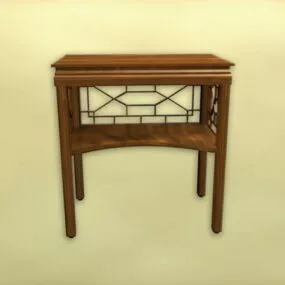 Chinese Furniture Antique Side Table Furniture 3d model