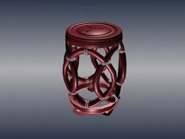 Chinese Classic Furniture Decorative Stool 3d model Chinese Classic Furniture Decorative Stool 3d model