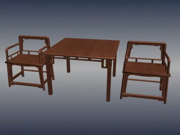 Chinese Style Antique Wooden Furniture 3d model Chinese Style Antique Wooden Furniture 3d model