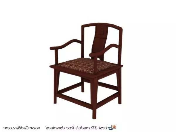 Chinese Antique Furniture Style Dining Chair 3d model Chinese Antique Furniture Style Dining Chair 3d model