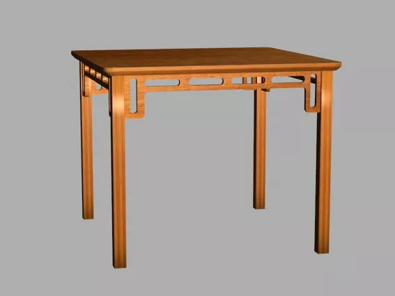 Chinese Classic Style Dining Table 3d model Chinese Classic Style Dining Table 3d model