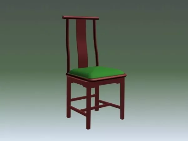 Chinese Traditional Side Chair 3d model Chinese Traditional Side Chair 3d model