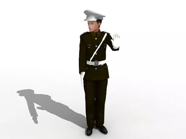 Road Traffic Equipment Set 3d model