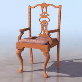 Chippendale-style Chair 3d model