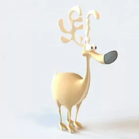 Christmas Reindeer Deer 3d model