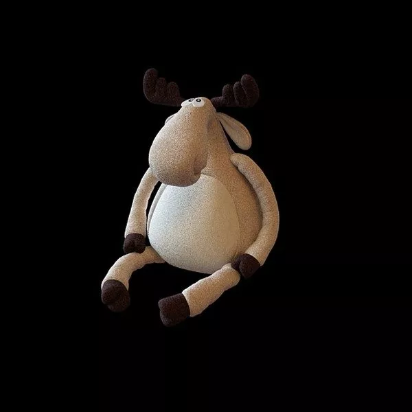 Barasingha Swamp Deer 3d model