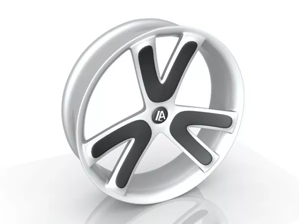 Chrome Wheel Rim 3d model Chrome Wheel Rim 3d model