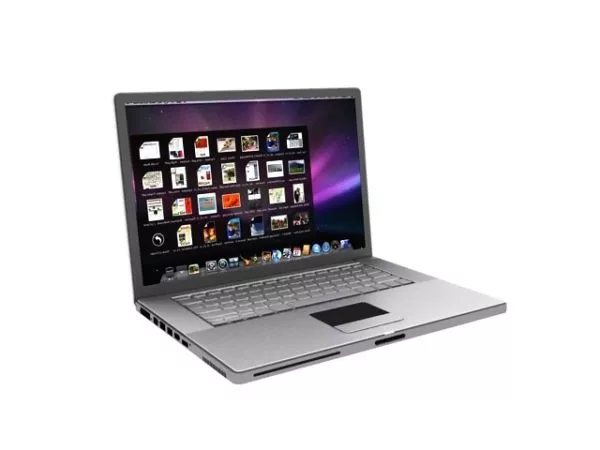 Old Style Laptop Computer 3d model