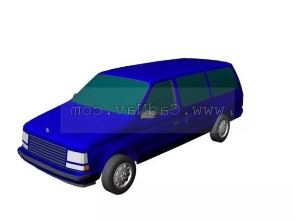 Chrysler Grand Caravan 3d model Chrysler Grand Caravan 3d model