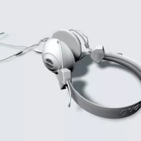 Circumaural Headphones 3d model