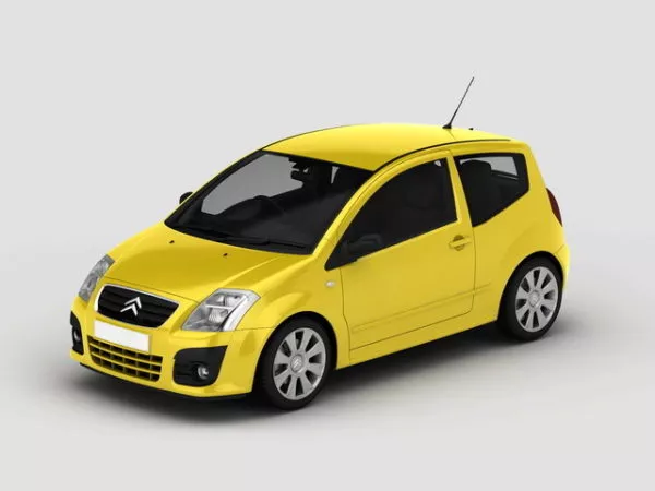 Citroen C2 Vts 3d model Citroen C2 Vts 3d model