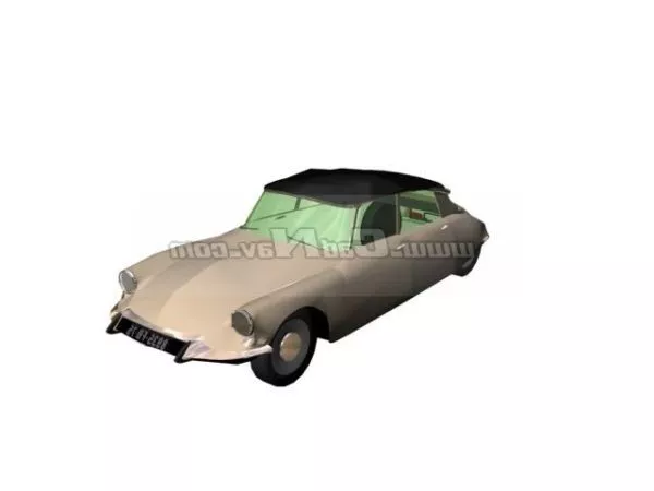 Citroen Ds19 3d model Citroen Ds19 3d model