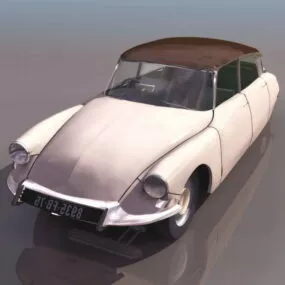 Citroen Ds19 Executive Car 3d model