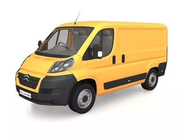 Citroen Jumpy Van 3d model Citroen Jumpy Van 3d model