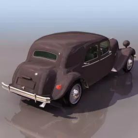 Citroen Rosalie Coupe 15cv 3d model